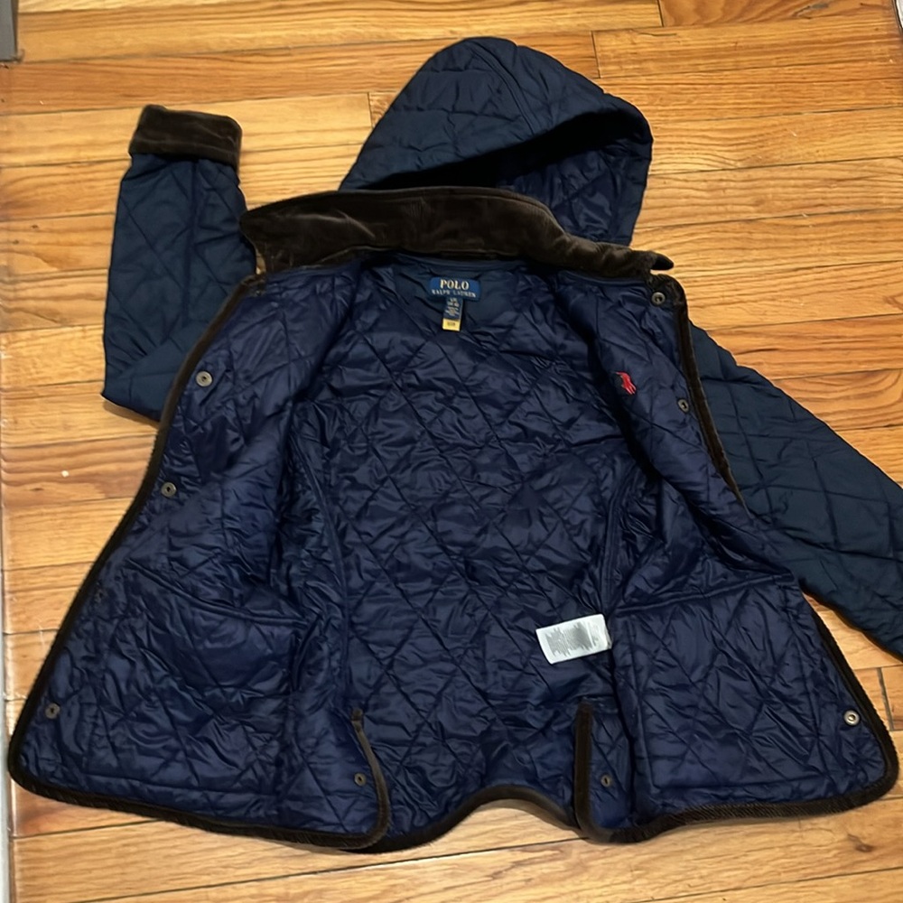 Polo by Ralph Lauren Blue Quilted Kids Jacket - Picture 10 of 10